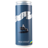 Пиво Varvar Milk Stout н/ф темное ж/б