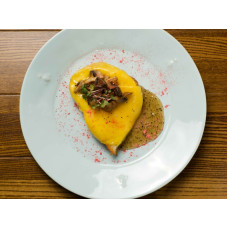 Тартін із веганським сиром грибами та трюфелем