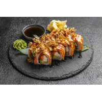 Рол з запеченим лососем Рол з запеченим лососем