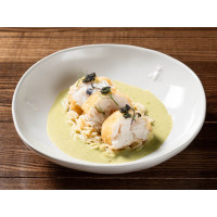 Филе трески в пармезане с пастой Орзо 290 г