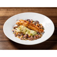 Лосось с фасолевым касуле 450 г