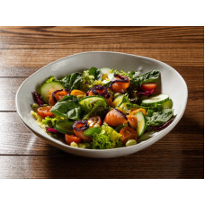 Салат із лососем та дресингом манго-маракуя 195 г